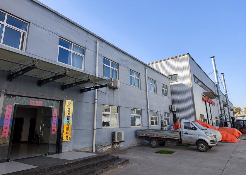 Shaanxi Shanqing Environmental Technology Co., Ltd. línea de producción del fabricante